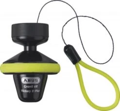 Abus VICTORY X-PLUS 68 YELLOW ROLL UP DISC LOCK - Locks - Accessories