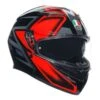 AGV K3 Compound Red -Helmets Store agv k3 compound red 009 full face helmet integralhelm casque integral kask casco integral 1 1