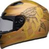 Bell Qualifier DLX MIPS Hart Luck Live Matte Gold Full-Face Helmet -Helmets Store bell qualifier dlx mips hart luck live gold full face helmet integralhelm casque integral kask casco integral 1 1