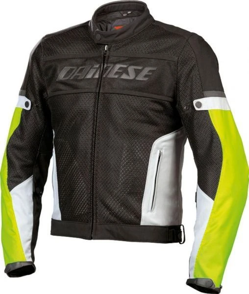 Dainese AIR- FRAME TEX Jacket Black/High-Rise/Yellow 3 Dainese AIR- FRAME TEX Jacket Black/High-Rise/Yellow