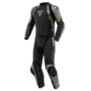 Dainese Avro 4 Leather 2-P Suit Black/Charcoal-Gray/Tibe -Helmets Store dainese avro 4 black gray tibe two piece suit 2 teiler overall combinaison 2 pieces traje tulum 1 2