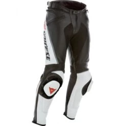 Dainese DELTA PRO C2 Leather Pants Black/White