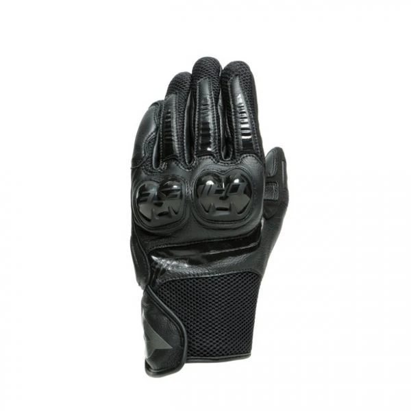 Dainese Mig 3 Unisex Leather Gloves Black/Black 3 Dainese Mig 3 Unisex Leather Gloves Black/Black