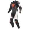 Dainese Misano 2 D-Air Perf. 1-P Suit Black-White-Fluo-Red -Helmets Store dainese misano 2 d air perf 1 p suit black white fluo red one piece suit 1 teiler overall combinaison 1 piece traje tulum 1 10