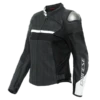 Dainese Rapida Lady Leather Jacket Perf. Black-Matt/White -Helmets Store dainese rapida lady perf black white motorcycle jacket motorradjacke blouson veste motorjas mont chaqueta 1 2