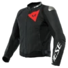 Dainese Sportiva Leather Jacket Perf. Black/Black -Helmets Store dainese sportiva perf black motorcycle jacket motorradjacke blouson veste motorjas mont chaqueta 1 1