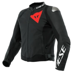 Dainese Sportiva Leather Jacket Perf. Black/Black