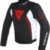 Dainese Avro D2 TEX Jacket BLACK/WHITE/RED -Helmets Store dainese avro d2 tex jacket 858 1 2