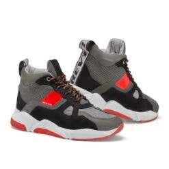 Revit Astro Shoes Black-Neon Red