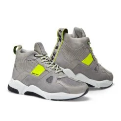 Revit Astro Shoes Light Grey-Neon Yellow