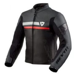 Revit Mile Jacket Black-Red