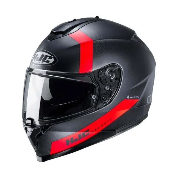 HJC C70 Eura Black / Red 3 HJC C70 Eura Black / Red