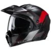 HJC C80 Rox Black / Red -Helmets Store hjc c80 rox black red modular helm casque kask casco 1 3