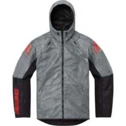 Icon Airform Battlescar Jacket Grey