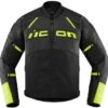 Icon Contra2 Leather Jacket Hi-Viz