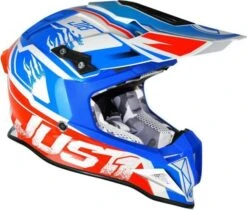 Just1 J12 Dominator White Red Blue