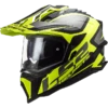 LS2 Explorer Alter Black HV Yellow-06 -Helmets Store ls2 explorer alter black hv yellow 06 adventure helmet helm casque kask casco integral 1 2