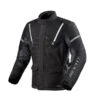 Revit Horizon 3 H2O Black-White Jacket -Helmets Store revit horizon 3 h2o black white jacket motorcycle jacket motorradjacke blouson veste motorjas mont chaqueta 1 1