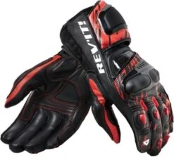 Revit Quantum 2 Gloves Neon Red-Black