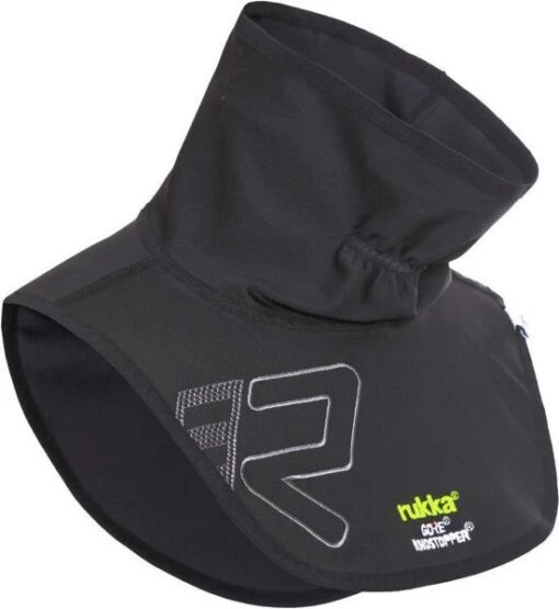 Rukka RWS Light Neckwarmer Black -Helmets Store rukka rws light neckwarmer black silver base layers underwear onderkleding funktionsbekleidung sous vetement technique 1 3