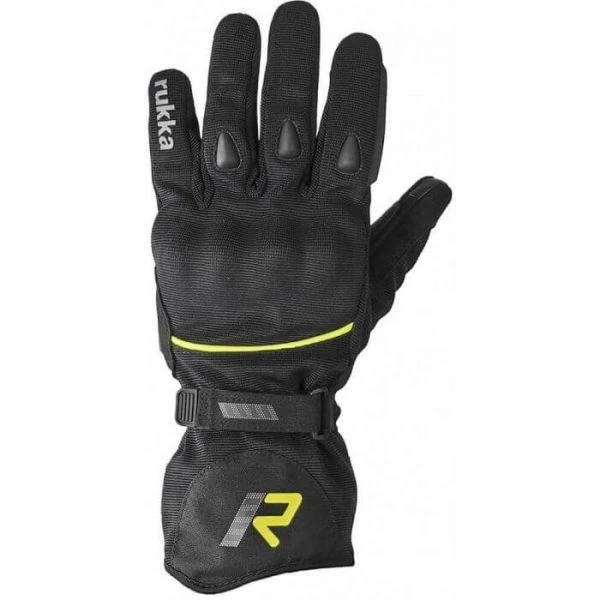 Rukka Virium 2.0 Gloves Black-Yellow 3 Rukka Virium 2.0 Gloves Black-Yellow